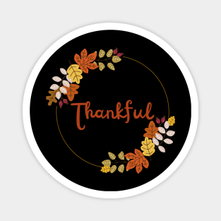 Thankful Fall Apparel Magnet